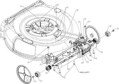 Drive Diagram and Parts List for 12AVB2M5345 2018 Yard Machines Lawn Mower